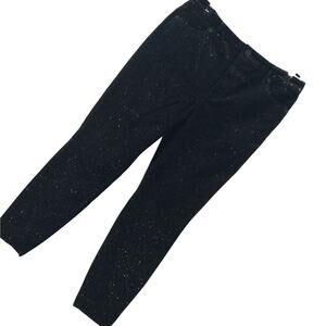 NWT! TALBOTS! SHIMMERY GOLD STRETCH BLACK FINE WALE CORDS, PANTS, SLACKS! SZ 10P